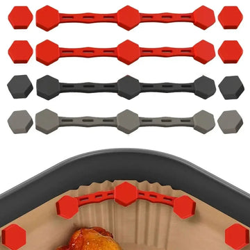 Air Fryer Magnet Clip Silicone Easy Clean Air Fryer Fixation Device Magnetic Buckle Removable High Temp Reusable