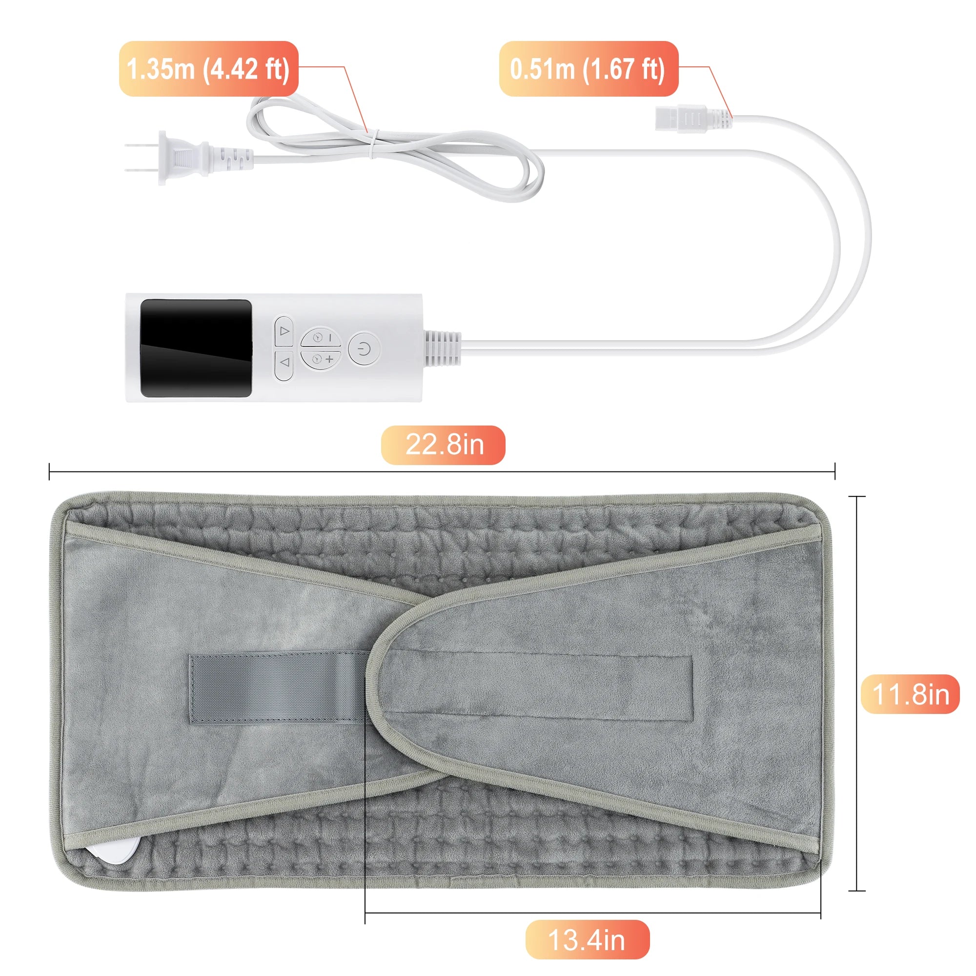 Electric Heating Pads for Cramps Winter Heater Mat For Office Sofa Beds Waist Back Warmer Blankets Camping 110V 220V Washable