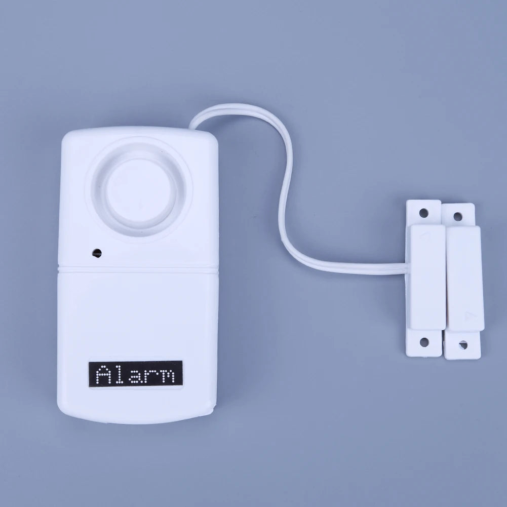 Mini Alarm Sensor Detector Battery Powered Sticky Window Magnetic Alarm System Easy Installation Lightweight for Factory Company