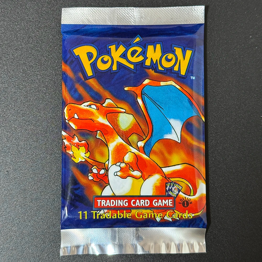 PKM 1ST Edition Battle Booster Packs Classic Base Set Proxy Game Cards Charizrd Blastoise Venusaur Collection PTCG Toys Boy Gift