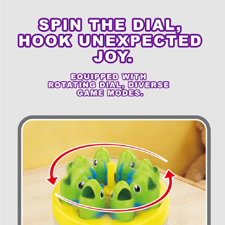 Fishing Battle Board Game Kid Fishing Master Toy Fish Body Stretchable Long Short Competition Family Interaction Educational Toy