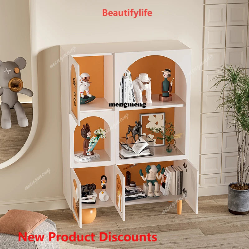 MM02 Bedroom Storage Living Room Cabinets Decor Shelf Bookcase Garden Living Room Cabinets Wood Display Gabinete Trendy Furnitur