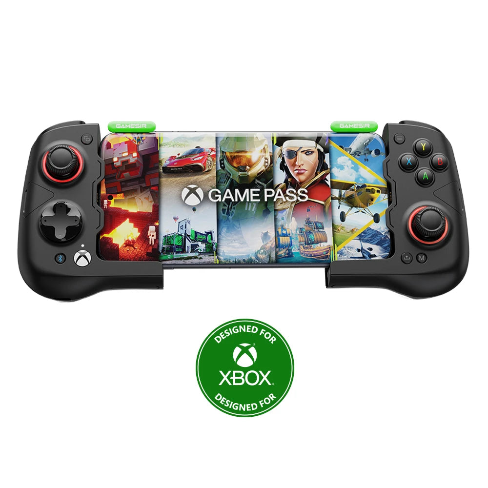 GameSir X4 Aileron Bluetooth Mobile Phone Gamepad Xbox Authorization Gaming Controller with Hall Effect, Portable joycon