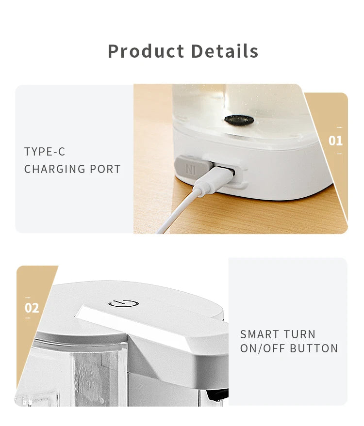 Automatic Dishwashing Machine Sensor Intelligent Hand Washing Machine Kitchen Hand Sanitizer Soap Dispenser
