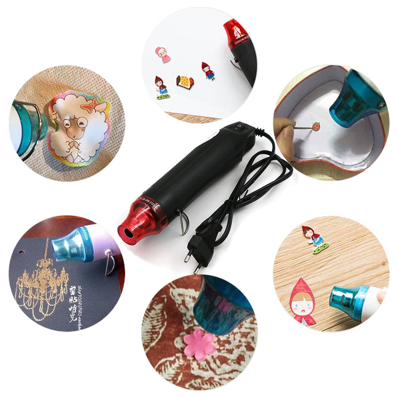 Heat gun Soldering temperature hair dryer gun Electric hot air dryer Heat gun for shrink tube automotive packaging DIY process 2