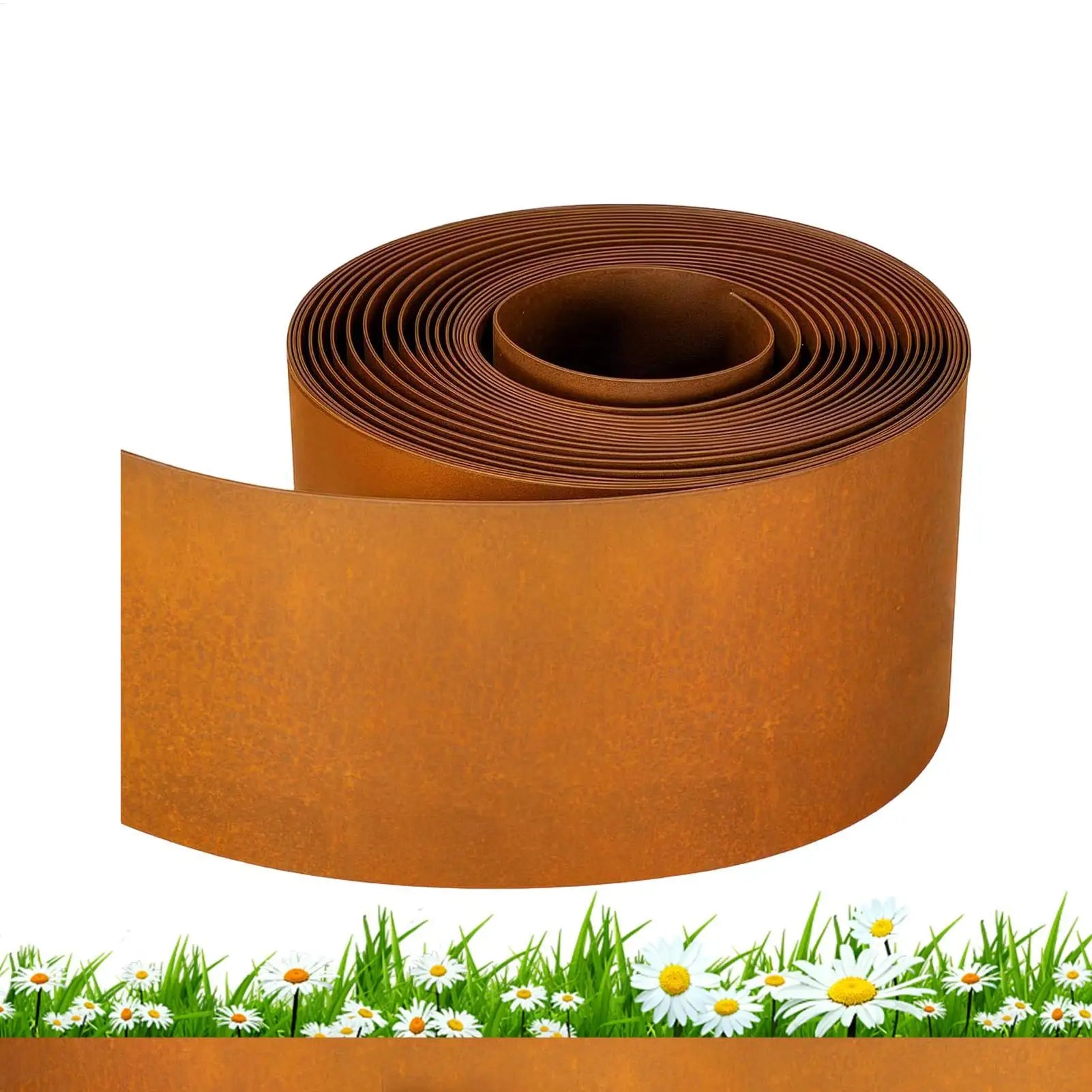 Garden Border Lawn Edging Multi Edge Modern Tall Metal Steel Edge Weathering Resistant Steel for Greenhouse Garden Yard Patio