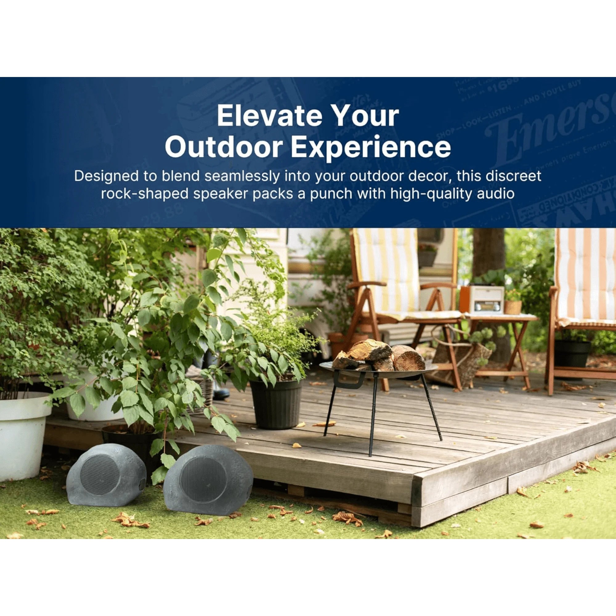 1-Pair Mini Pebbles Duo for Bluetooth TWS Speakers Portable Duo Portable for Bluetooth Speakers