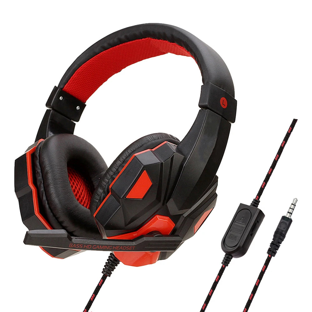Wired Gaming Headset with 120° Adjustable Microphone