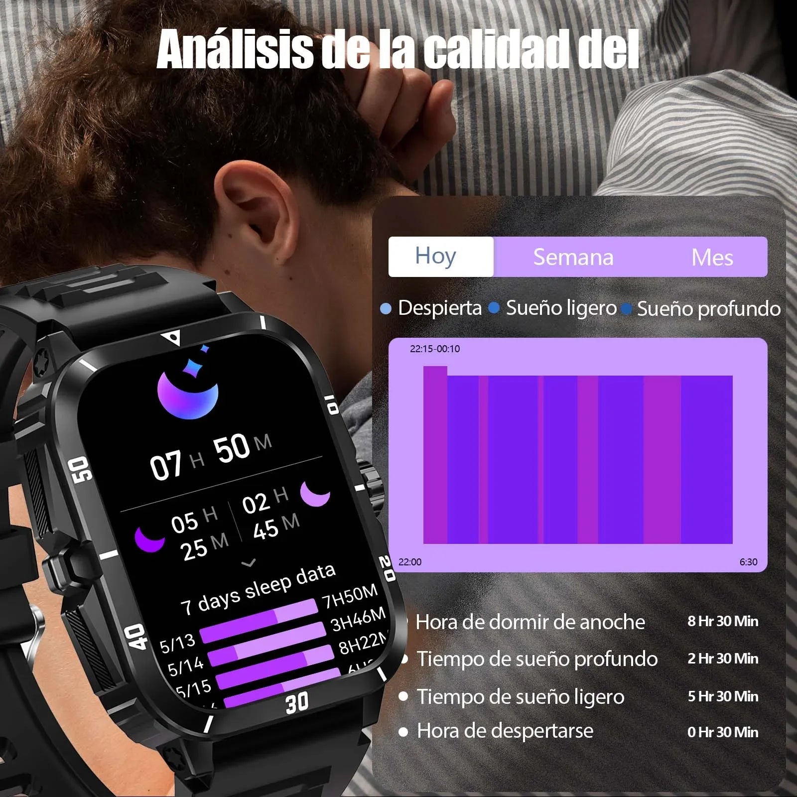 EIGIIS 2025 New Smartwatch Unisex Fitness Tracker Heart Rate Monitor Sports Watch Waterproof Activity Tracker For iPhone Android