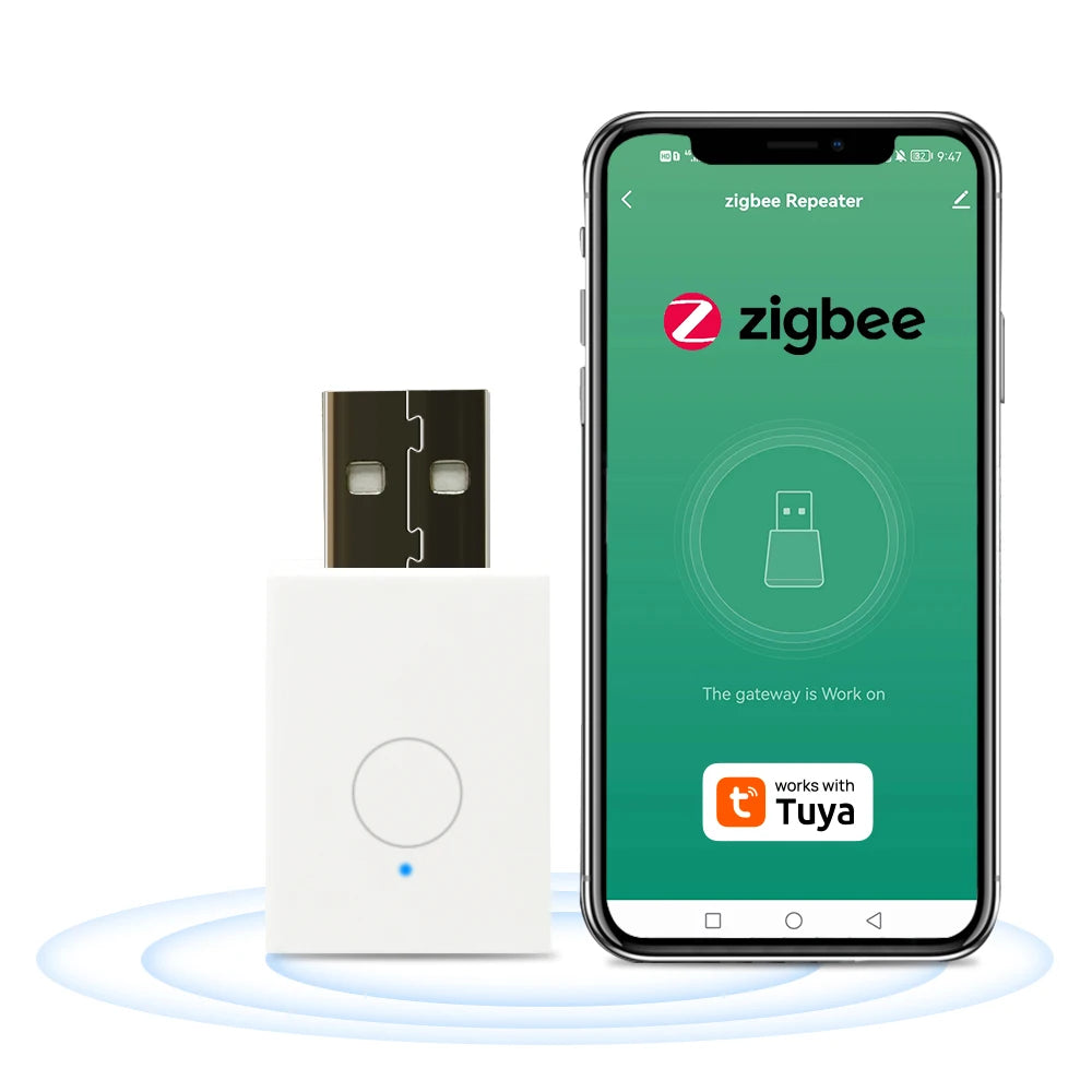 ZigBee Signal Repeater Tuya Smart USB Signal Amplifier Extender for Smart Life Gateway Smart Home Devices Automation