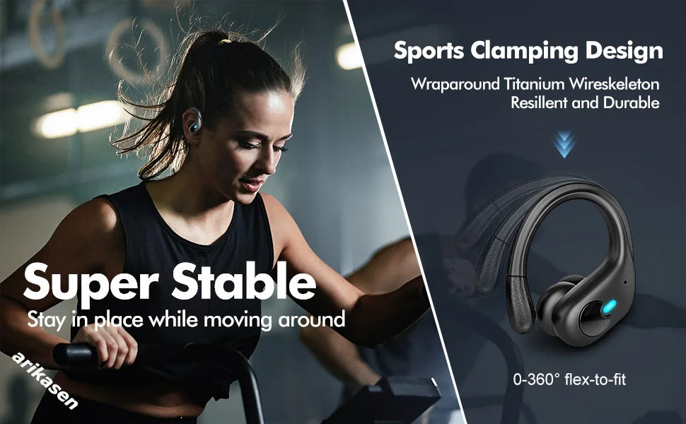 Bluetooth 5.3 Wireless Over-Ear Headphones – HiFi Stereo Sound