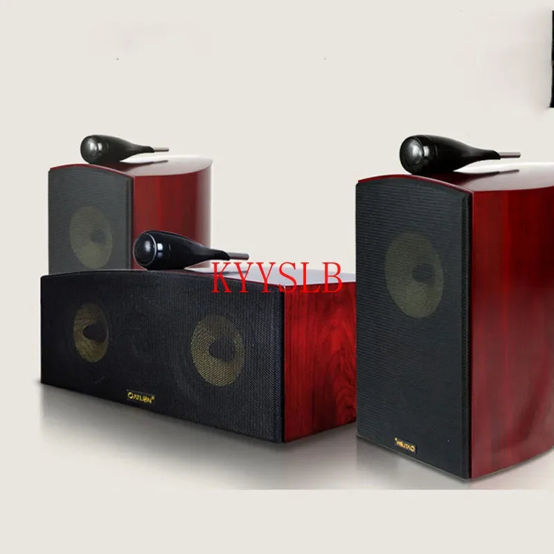 150W 5.5-inch Hi-fi Center Surround Speakers Home Theater Passive Center Speaker Set High Power Hi-fi Speaker Bookshelf Speaker