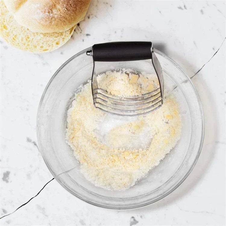 Multi-Purpose Dough Blender Mixer Cream Flour Mixer Scutters Flour Cutters Stainless Steel Powder Beater Rammer Baking Tools