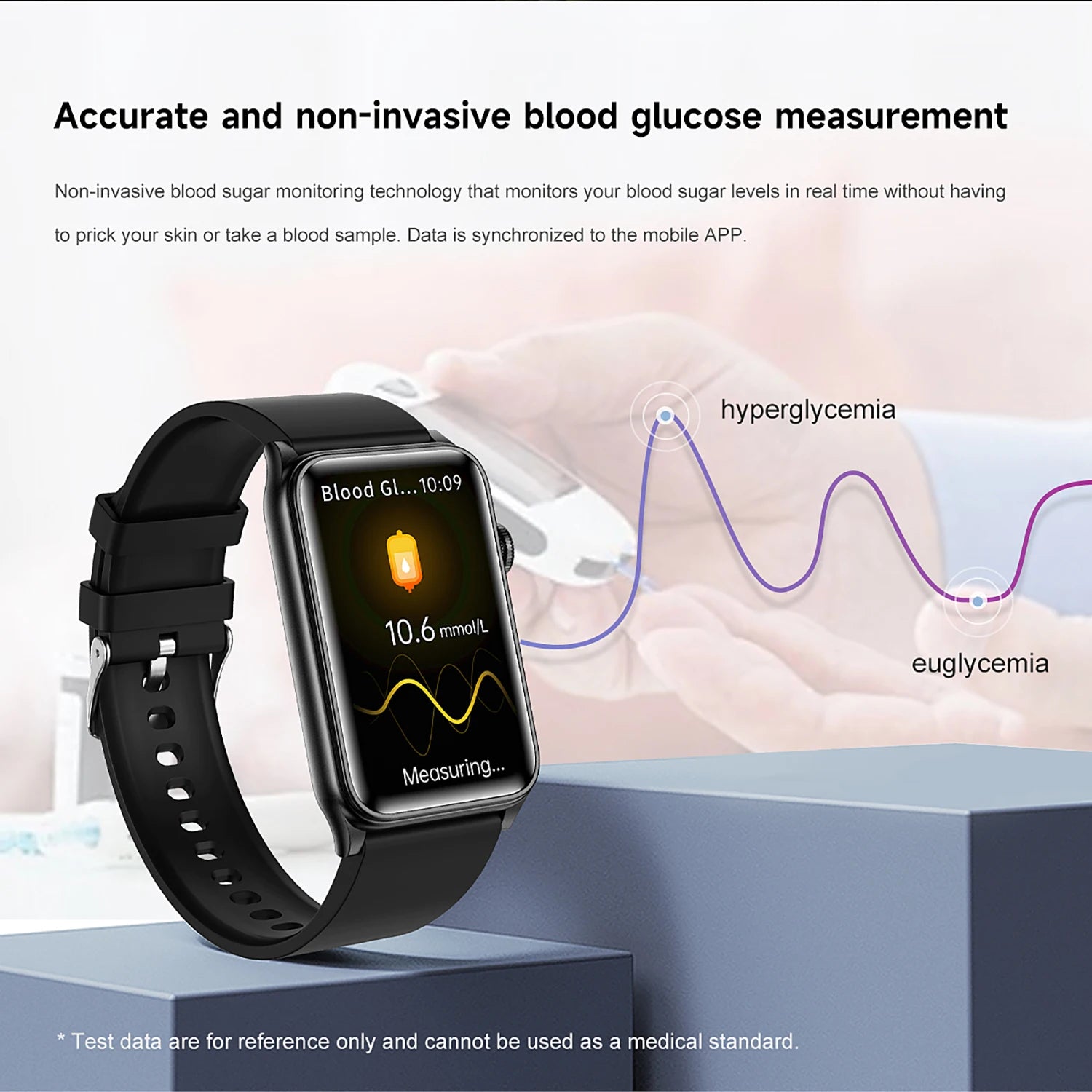 2025New Medical grade Smart Watch For Xiaomi Women Health Blood sugar Blood oxygen Blood pressure Monitoring Men Sport Watches