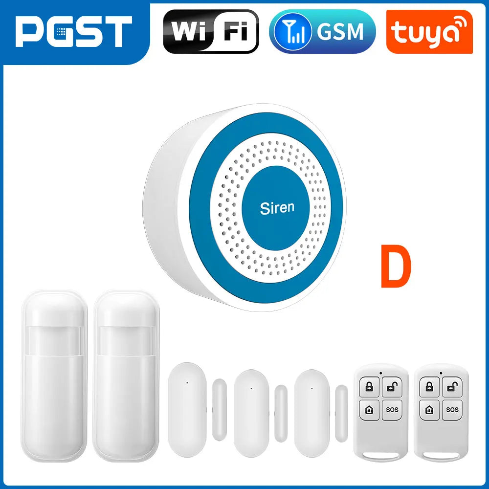 PGST 433Mhz Indoor Wireless Siren Alarm 519 For Smart Security Alarm System PG103, PG105, PG107, PG108