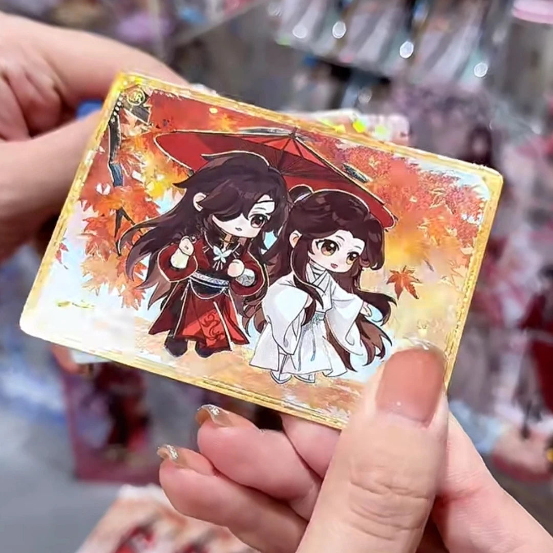 In Stock Tianguan Blessing Four Seasons Card Anime Anniversary Edition Collected Card Blind Box Original Nice Festival Gift Toys