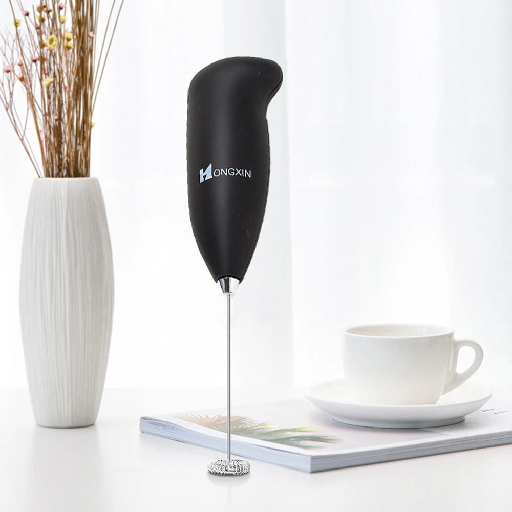 Electric Whisk Portable Handheld Blender Coffee Milk Stirrer Kitchen Tools Stainless Steel Milk Frother